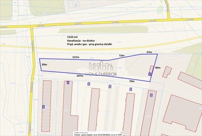 Zapraszam do zakupu działki 5150 m² w Poznaniu działka Poznań, Podolany, Lutycka
