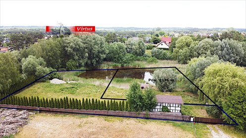Działka z stawem i warunkami pod dom w Pobiedziskach. działka Pobiedziska, Letnisko Leśne, Pobiedziska Letnisko