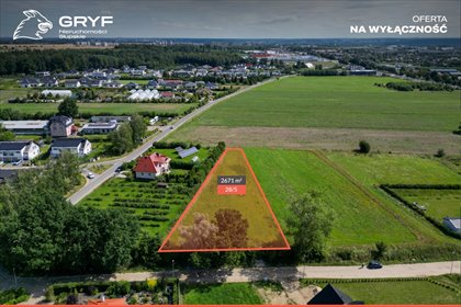 Działka usługowo-mieszkaniowa 2671 m² w Słupsku - atrakcyjna oferta działka Słupsk, Figowa