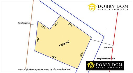 działka na sprzedaż 1392m2 działka Krynki