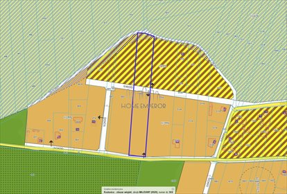 Działka 10 376 m² w Majdanach (media przy granicy) działka Majdany