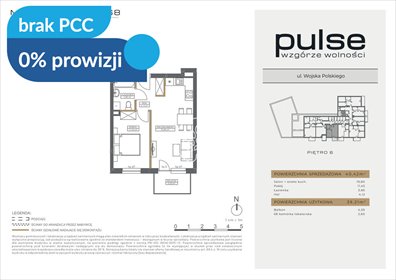 Nowoczesne 2-pokojowe mieszkanie 39,27 m² w Bydgoszczy zapraszam mieszkanie Bydgoszcz, Wzgórze Wolności, Wojska Polskiego