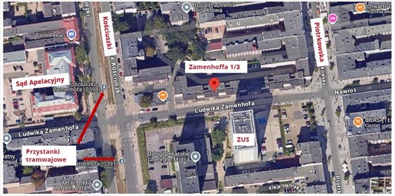lokal użytkowy na wynajem 320m2 lokal użytkowy Łódź, Śródmieście, Śródmieście, Ludwika Zamenhofa