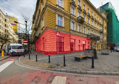 Lokal usługowy 146 m2 z witrynami w centrum Warszawy lokal użytkowy Warszawa, al. Aleje Jerozolimskie