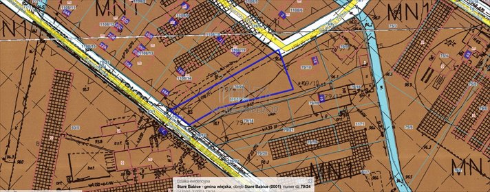 działka na sprzedaż 1377m2 działka Stare Babice, Kampinoska
