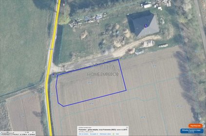 Działka 1502 m² w Postomino - media w ulicy, plan zagospodarowania działka Postomino