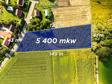 działka na sprzedaż 5400m2 działka Książnice Wielkie