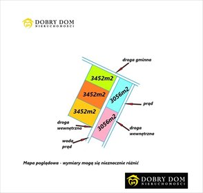 Na sprzedaż działka rolno-budowlana 3056 m² w Rafałówce działka Rafałówka