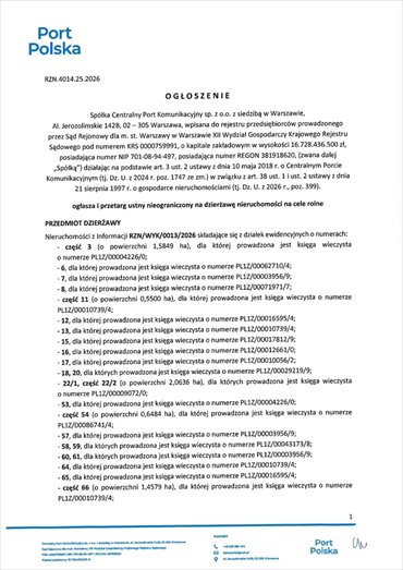 działka na wynajem 485671m2 działka Duninopol