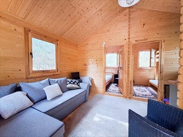 Sprzedam drewniany dom letniskowy 26 m² z działką 1192 m² w Regielu dom Ełk, Regiel, Brzozowa