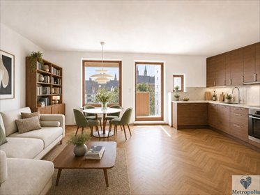 Przestronne 2-pokojowe mieszkanie z balkonem i widokiem mieszkanie Warszawa, Praga-Północ, Stara Praga, Floriańska