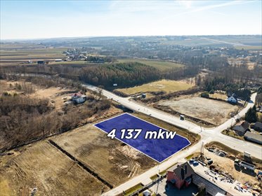 Działka usługowa z WZ przy DK7, 4137 m², inwestycyjna działka Krakowski