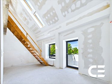Dwupoziomowy apartament 73 m² w zabytkowym folwarku mieszkanie Wrocław, Pawia