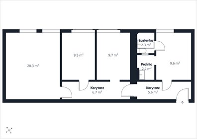 Zapraszam do obejrzenia 66 m² mieszkania w Nikiszowcu mieszkanie Katowice, Nikiszowiec, św. Anny