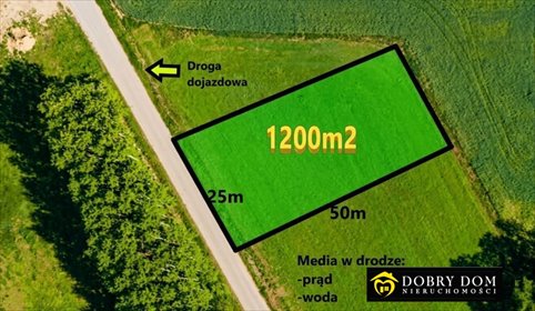 Działka 1200 m² z WZ, blisko Tykocina i Białegostoku działka Saniki