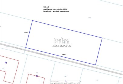 Działka 900 m² z mediami (prąd, woda) w Sękocinie Nowym działka Sękocin Nowy, Porzeczkowa