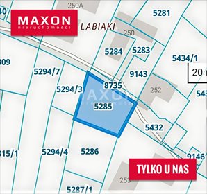 działka na sprzedaż 1687m2 działka Dzianisz