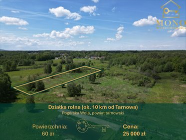 działka na sprzedaż 6000m2 działka Pogórska Wola