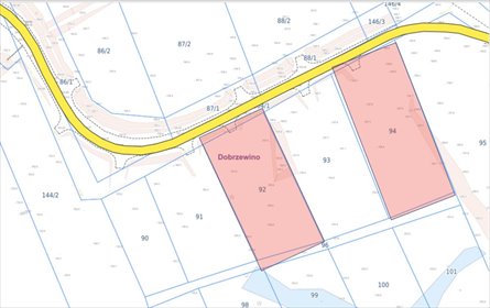 działka na sprzedaż 1600m2 działka Dobrzewino, Chłopska