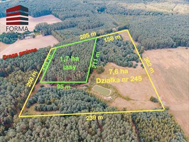 działka na sprzedaż 70600m2 działka Zajączkowo, Zajączkowo