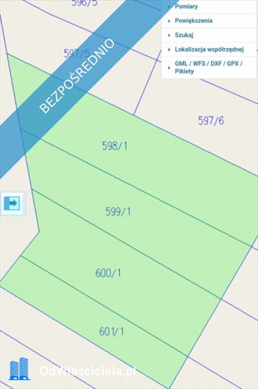 działka na sprzedaż 862m2 działka Nowy Targ, Grel Boczna