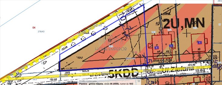 Działka usługowo-mieszkaniowa 1264 m2 w Piastowie. działka Piastów, Zielona