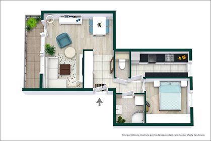 mieszkanie na sprzedaż 48m2 mieszkanie Piastów, Piotra Wysockiego