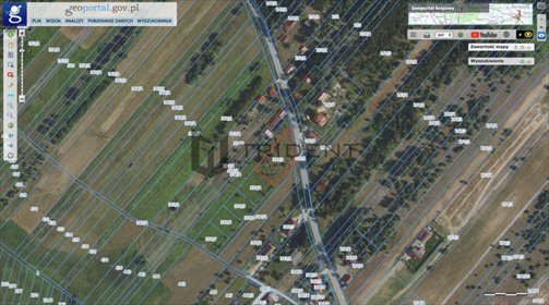 Działka 2305m² pod zabudowę w Rasztowie z mediami. działka Rasztów