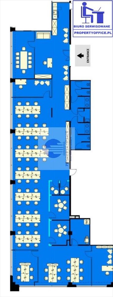 lokal użytkowy na wynajem 252m2 lokal użytkowy Warszawa, Mokotów, Marynarska