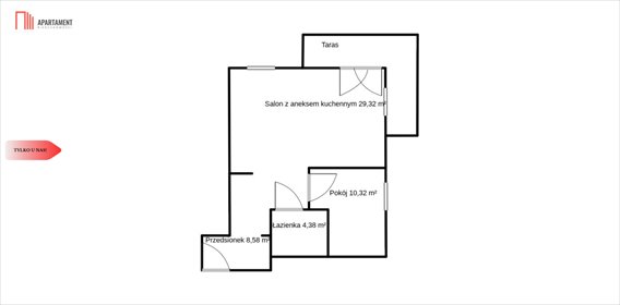 Nowoczesny apartament 52 m² z balkonem, parkingiem i komórką mieszkanie Chojnice
