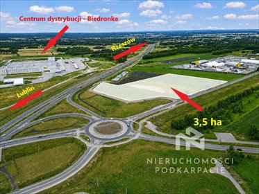 Do sprzedania grunt inwestycyjny 3,46 ha z MPZP i mediami działka Sokołów Małopolski