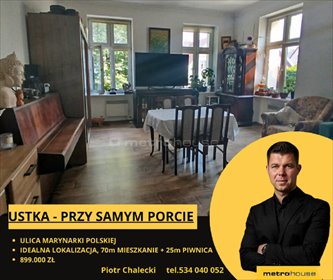 Polecam przestronne 94m² mieszkanie z widokiem na port w Ustce mieszkanie Ustka, Marynarki Polskiej
