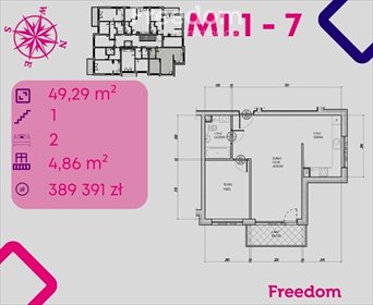 mieszkanie na sprzedaż 49m2 mieszkanie Bonin