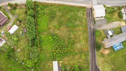 Działka budowlana z WZ 1180 m² 10 min od Żagania działka Rudawica