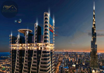 Dubaj, 59 m² luksusowy apartament z panoramicą polecam mieszkanie Dubaj