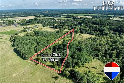Działka rolna 1,84 ha z potencjałem inwestycyjnym działka Łaz