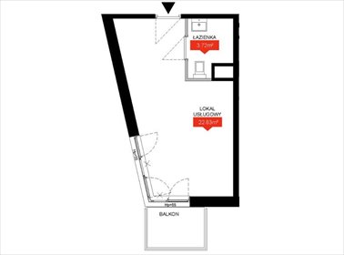Nowoczesne 26,55 m² w Krakowie, funkcja mieszkaniowa i biznesowa - polecam! mieszkanie Kraków, Bronowice, Juliusza Lea