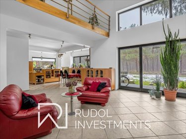 Nowoczesny dom z wysokimi sufitami i dużą działką dom Warszawa, Wesoła Stara Miłosna, Rolna