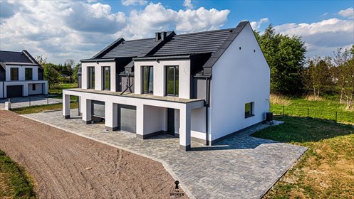 Przestronny dom bliźniak 151,6 m2, gotowy do wykończenia dom Niepołomice