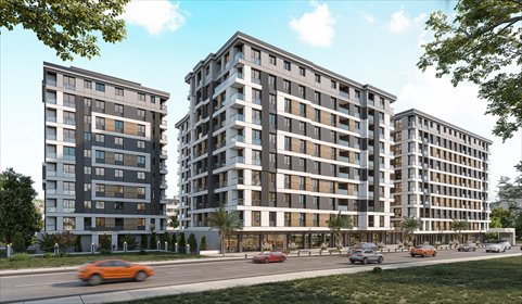 Nowoczesne 63 m² z basenem i sauną w kompleksie mieszkanie Cennet, Cennet, Küçükçekmece, Stambuł