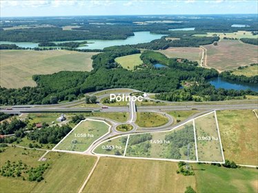 Na sprzedaż działka 38 736 m² w Waplewie z terenami przemysłowymi działka Waplewo