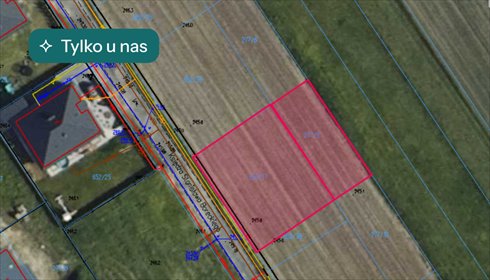 działka na sprzedaż 800m2 działka Wancerzów, Targowa