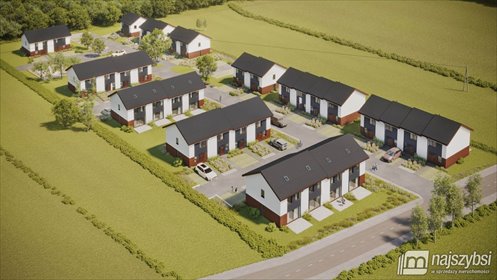 Nowoczesny segment z ogrzewaniem podłogowym i garażem dom Stargard, Pyrzyckie