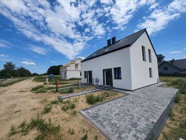 Dom bliźniak 87 m² z tarasem i ogrzewaniem podłogowym dom Grzędzice