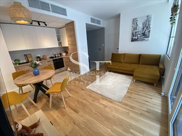 Nowoczesne 2-pokojowe mieszkanie w Wola Tower z balkonem mieszkanie Warszawa, Wola, Marcina Kasprzaka