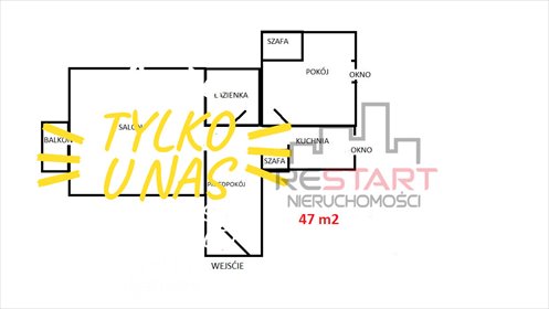 mieszkanie na sprzedaż 47m2 mieszkanie Żyrardów