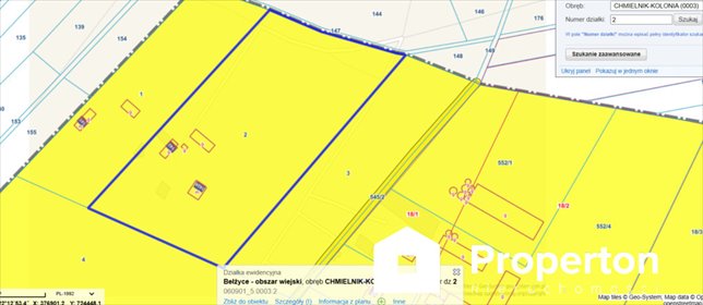 działka na sprzedaż 20000m2 działka Chmielnik-Kolonia