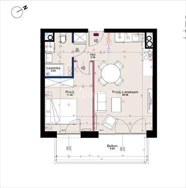 mieszkanie na sprzedaż 40m2 mieszkanie Poznań, Starołęka, Unii Lubelskiej
