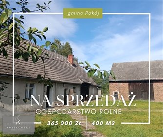 Gospodarstwo rolne 400 m² z dużą działką 3,76 ha polecam dom Namysłów, gmina Pokój