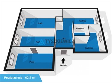 mieszkanie na sprzedaż 56m2 mieszkanie Borkowo